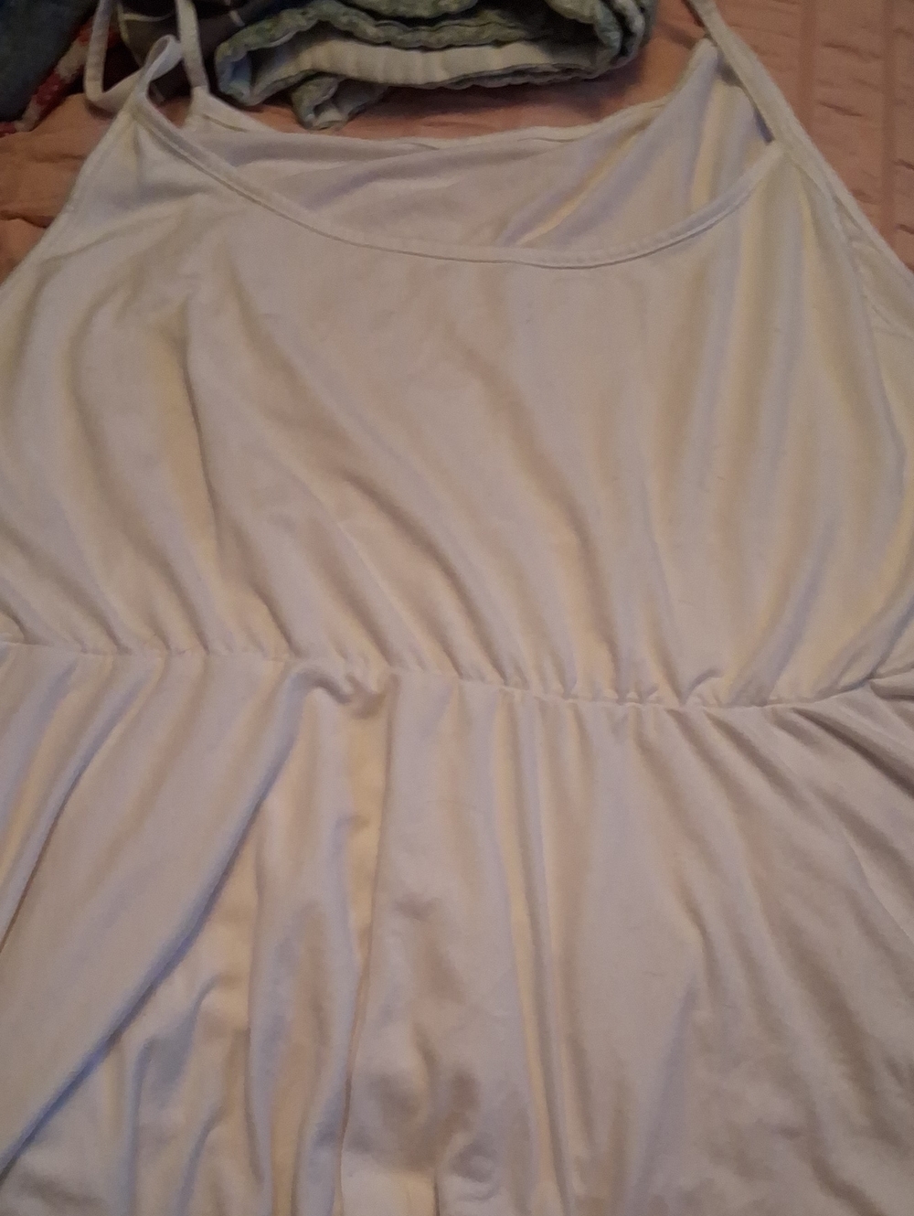 set of 2-Women's peplum  Strappy Tank Tops-black,and white
